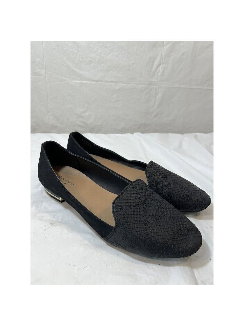 Call It Spring Womens Size 10 Dweidia Casual Fabric Loafers Flats Shoes Black